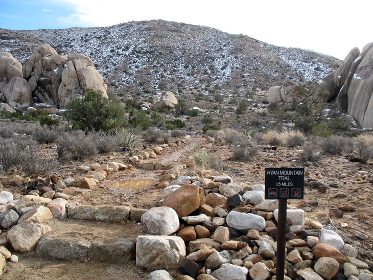 Ryan Mountain Trailhead Ryan Mountain