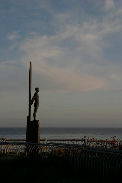Santa Cruz Surf Statue None