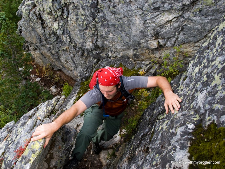 Scrambling up None