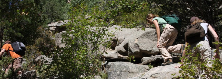 Short rock scramble None