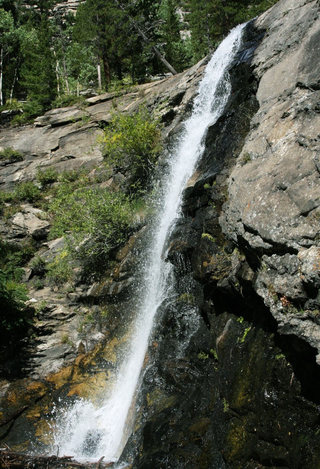 Side view of falls None