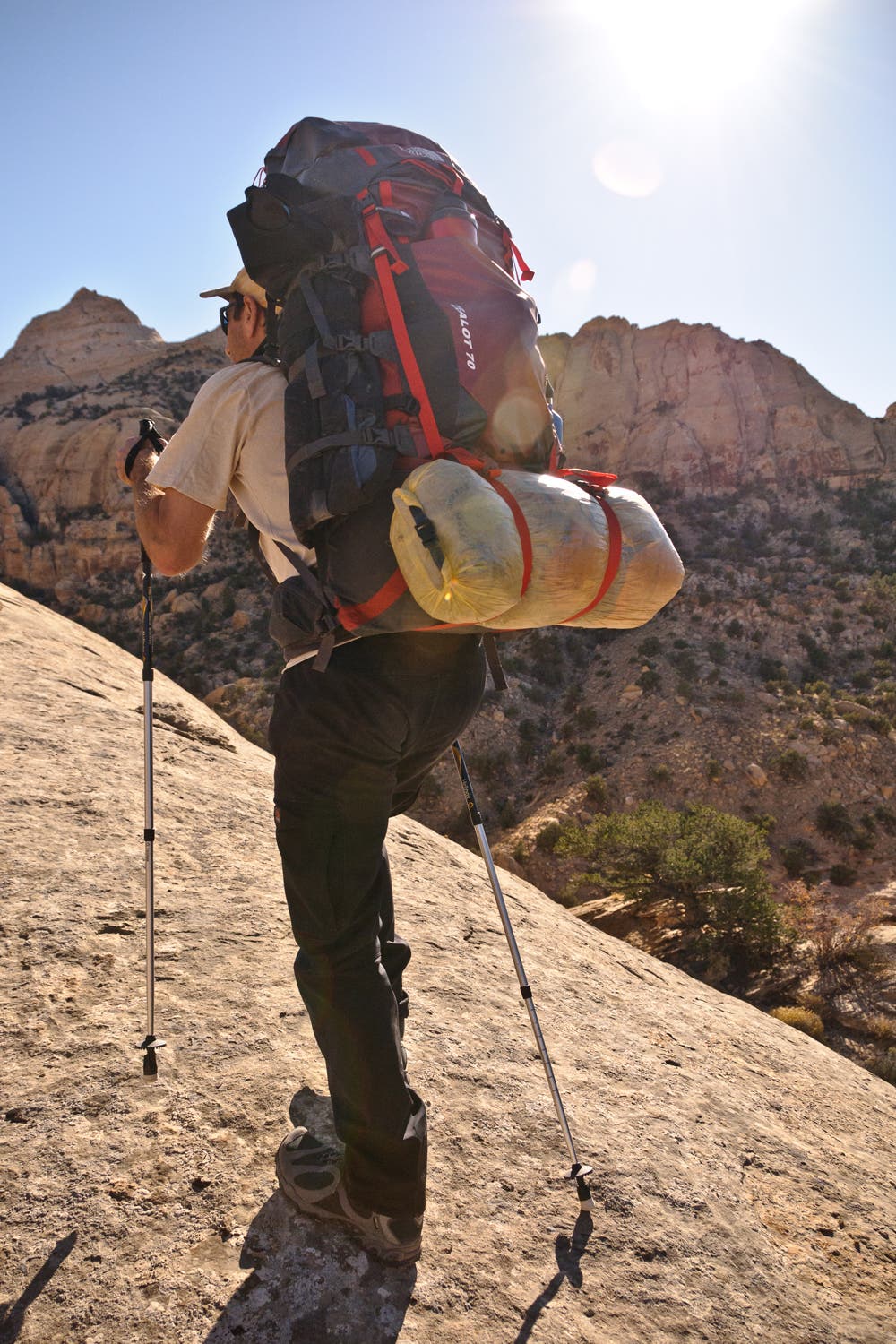 Slickrock Ramps above Bear Canyon None