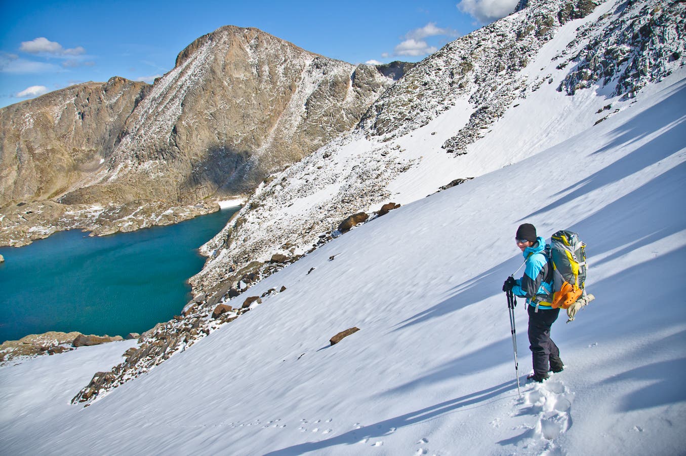 Snowfield above Azure Lake None
