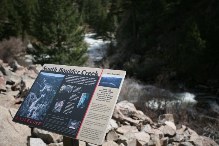 South Boulder Creek - Sign None