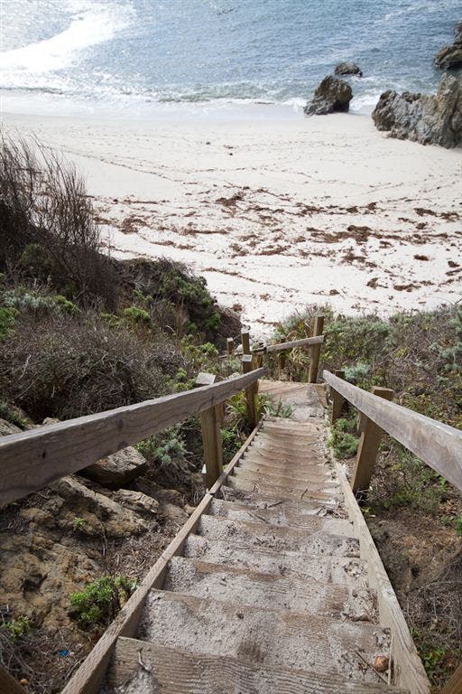 Staircase to Gibson Beach None