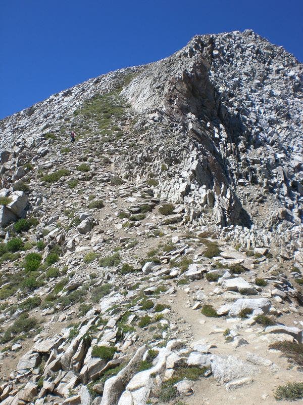 Steep Ascent to Summit None