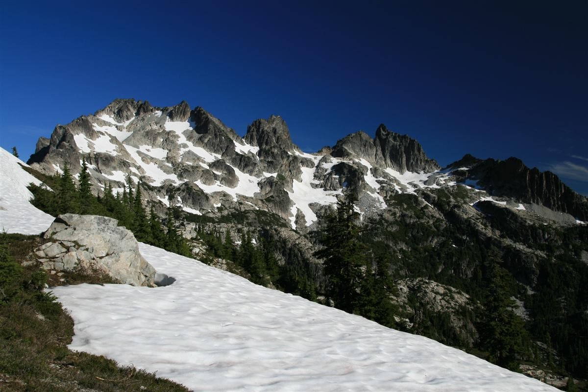 Summit Chief Mt, and its brothers None