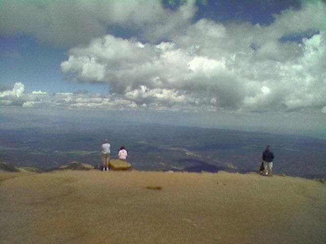 Summit visitors None