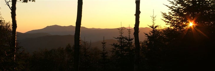 Sunrise near Mount Moosilauke None