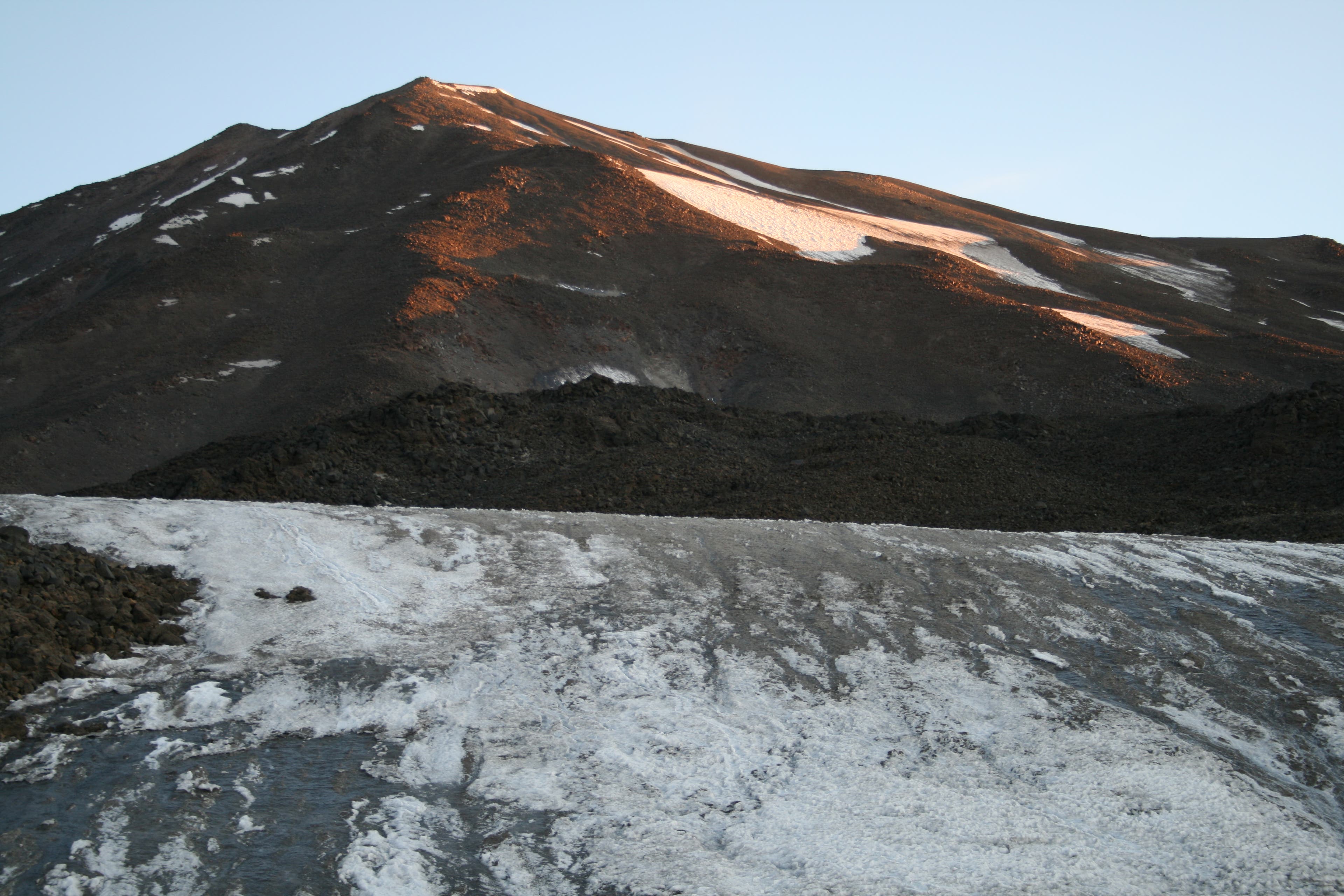 Sunrise on Mount Adams None