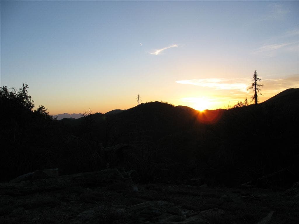 Sunset in the San Bernardino's None