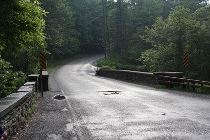 Take the road east to the Rim Trail None