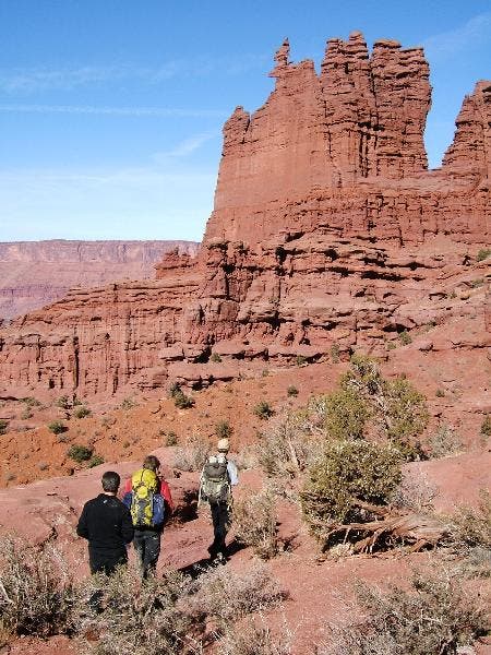 The approach Our group returns from the endpoint of the official trail, heading toward Ancient Art. By mid-morning, the Feb. sun is just strong enough that…