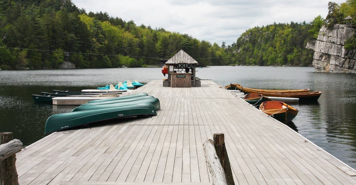 The dock None