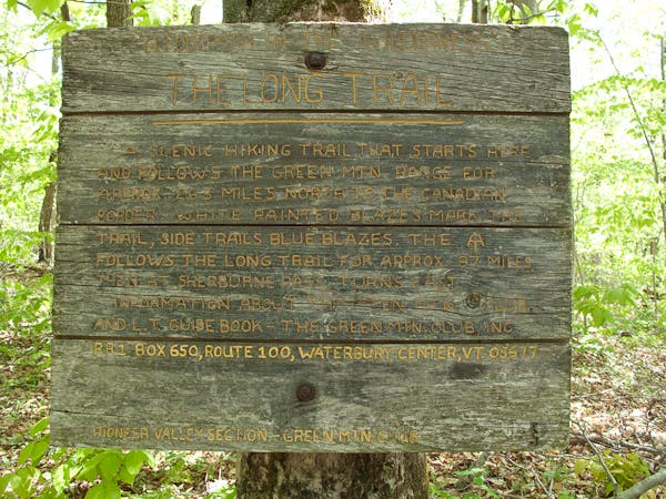 The Official Long Trail Start None