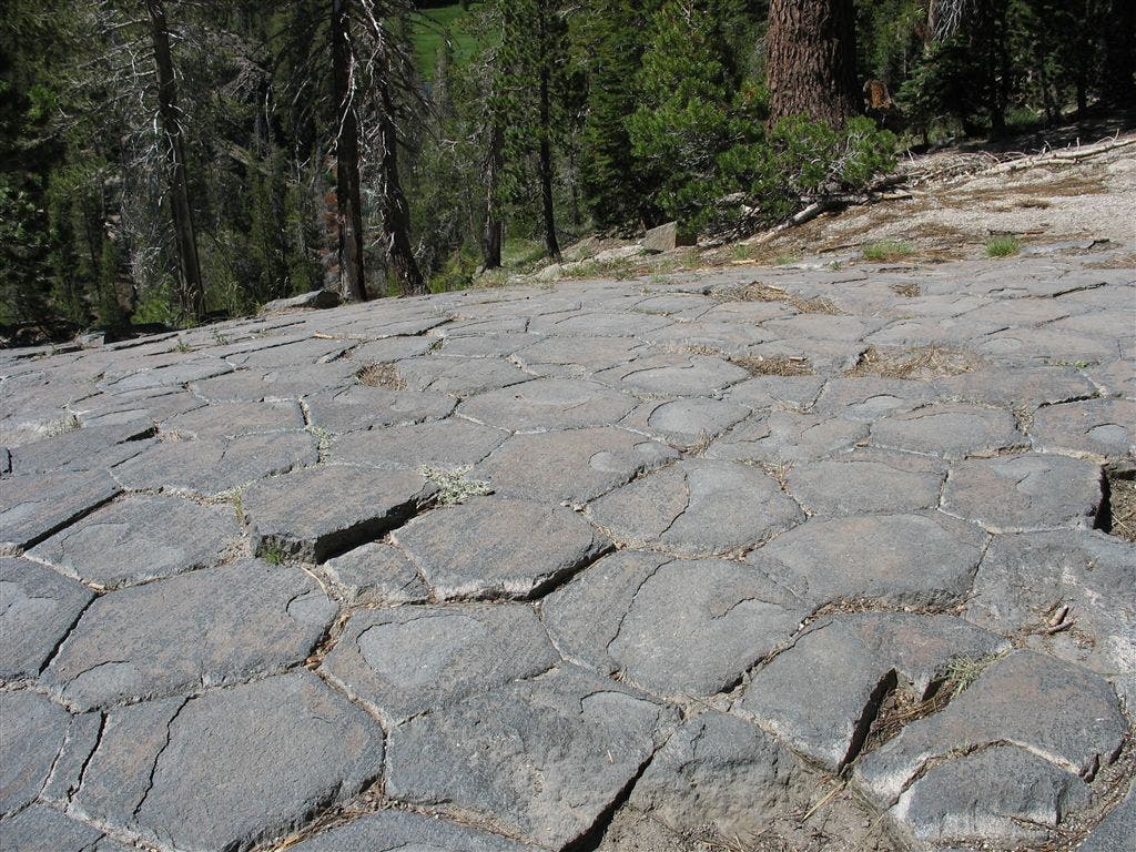 The Postpile From Above None