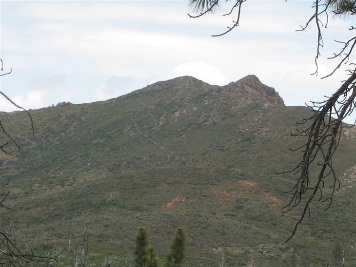The road to Garnett Peak None