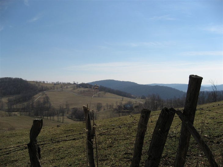 The valley None