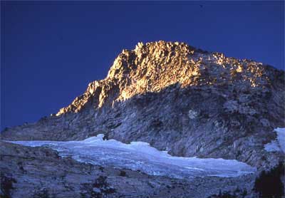 Thompson Peak: the crown jewel of the Trinity Alps None