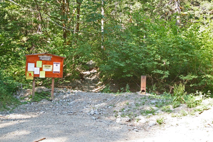 Trail Head None