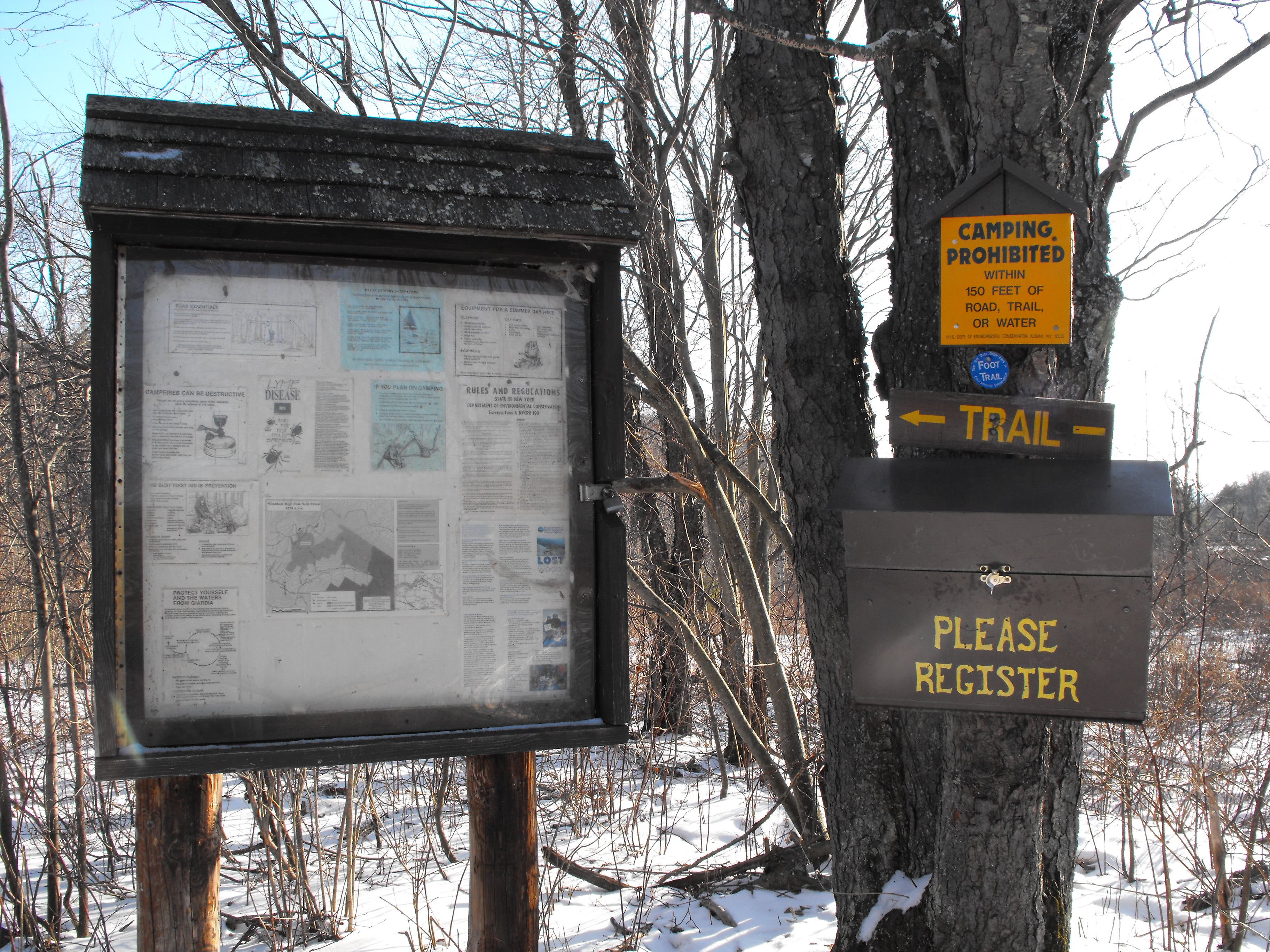 Trail Kiosk and Register None