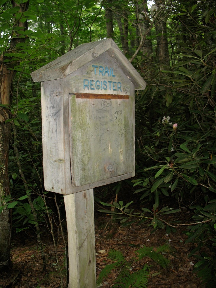 Trail Register None