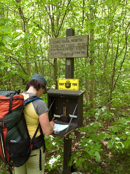 Trail Register None