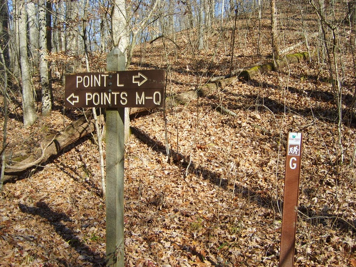 Trail sign None