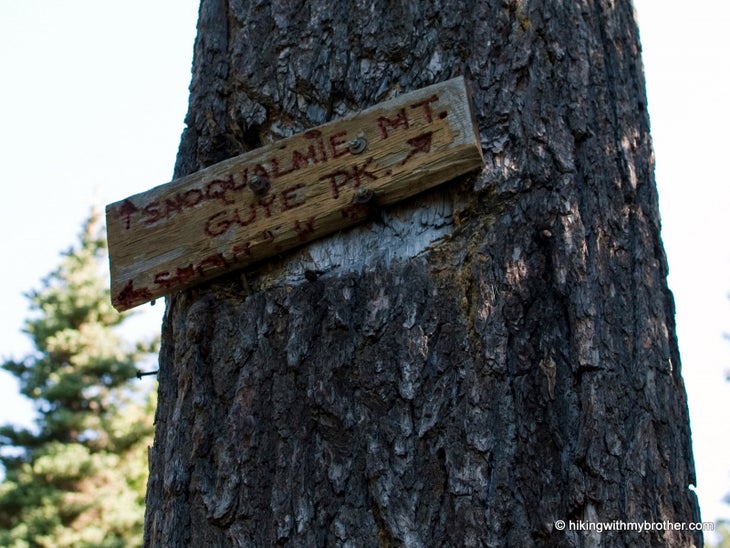 Trail sign None