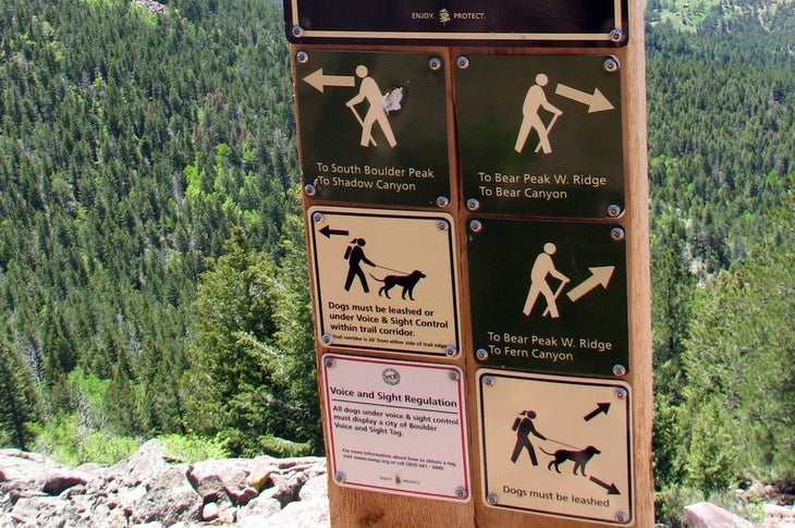 Trail Sign None