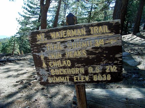 Trail Sign None