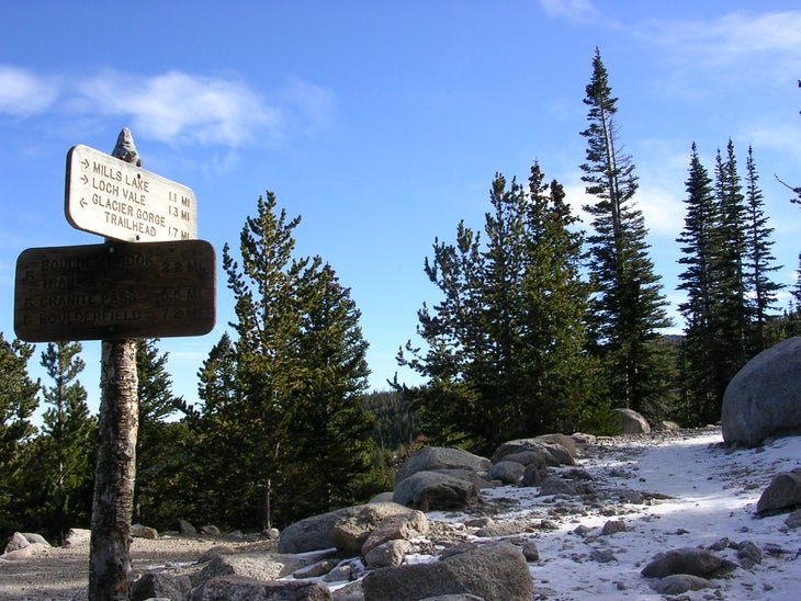 Trail Sign None