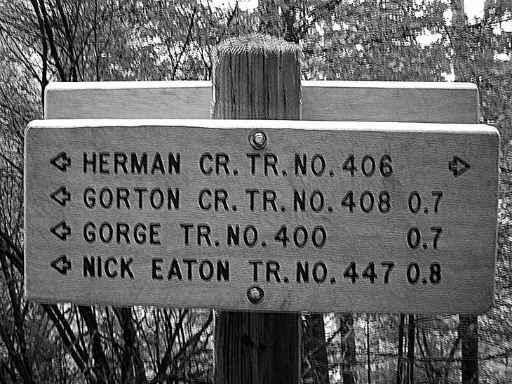Trail Sign None