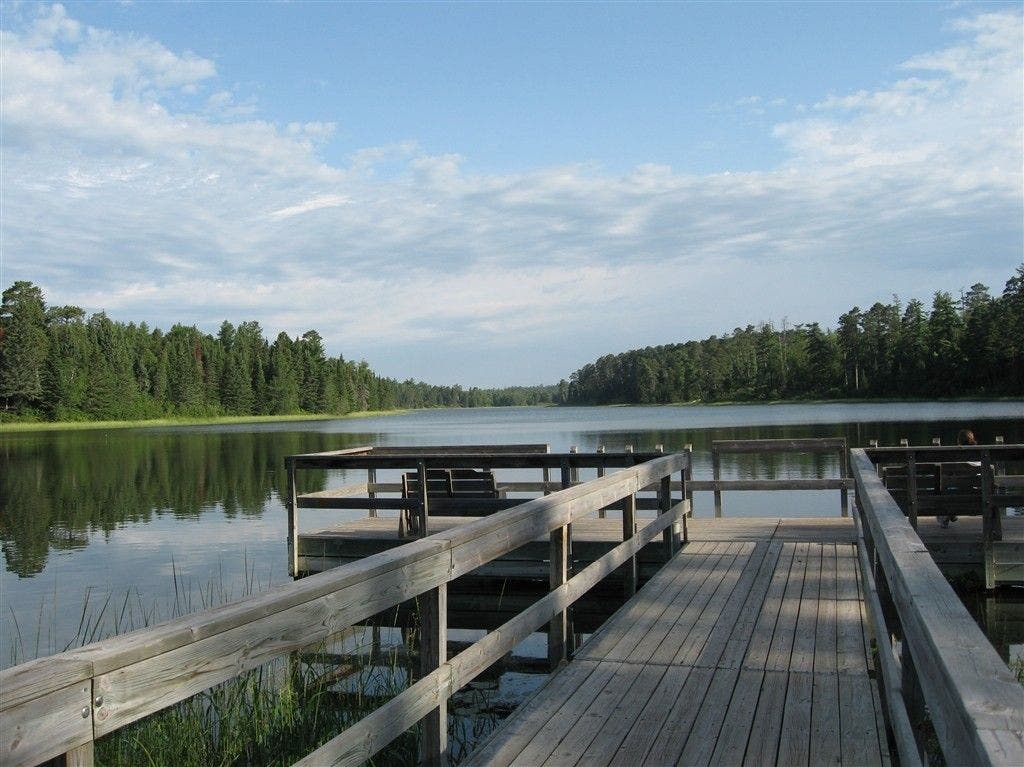 Trailhead dock area None