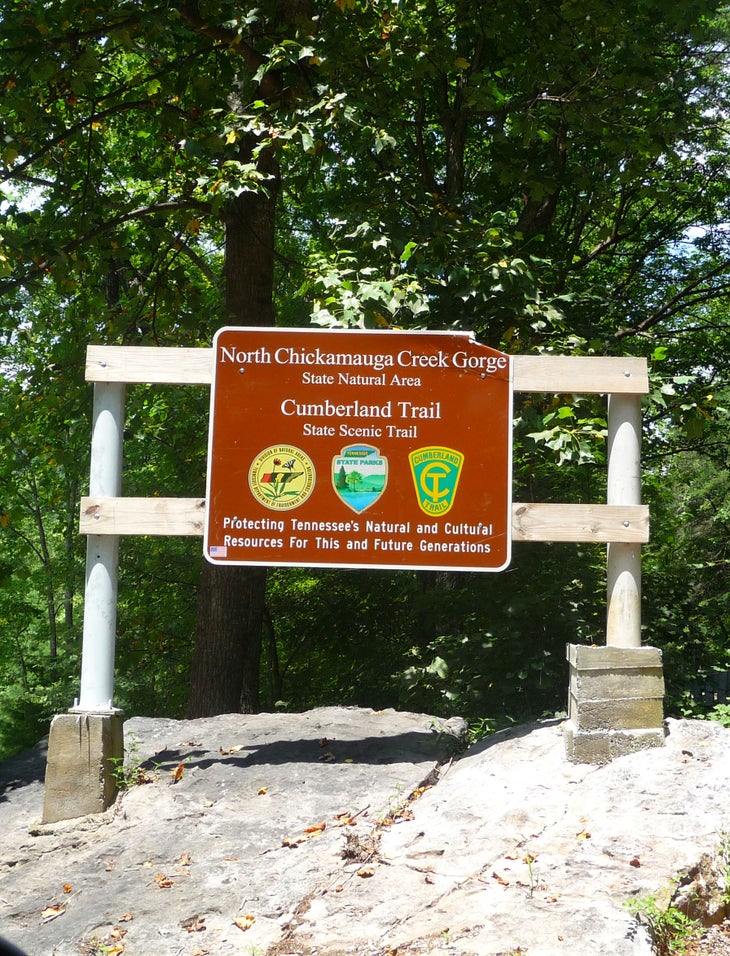 Trailhead sign None
