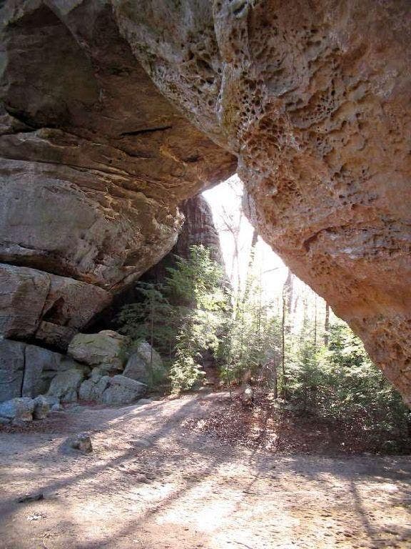 Underneath South Arch None