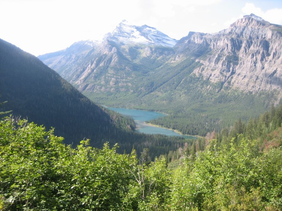 Upper kintla outlet lake campground