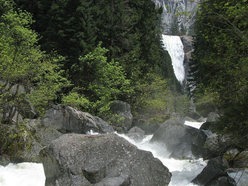 Vernal Falls from Afar None