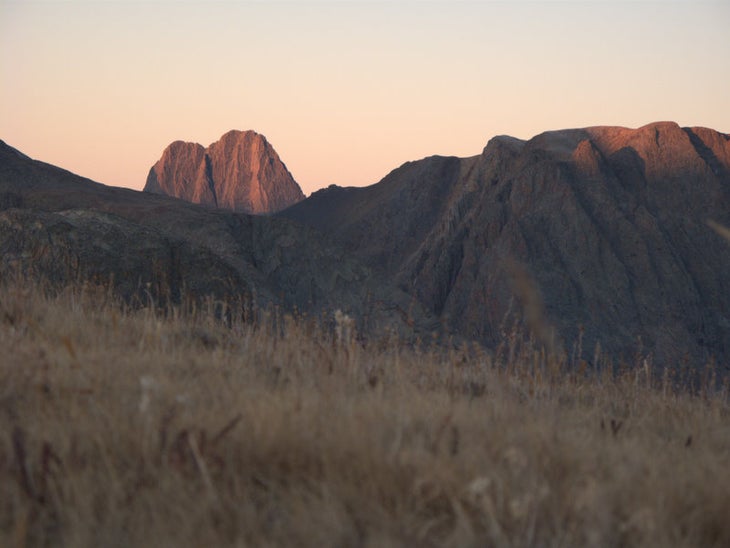 Vestal Peak at dawn None