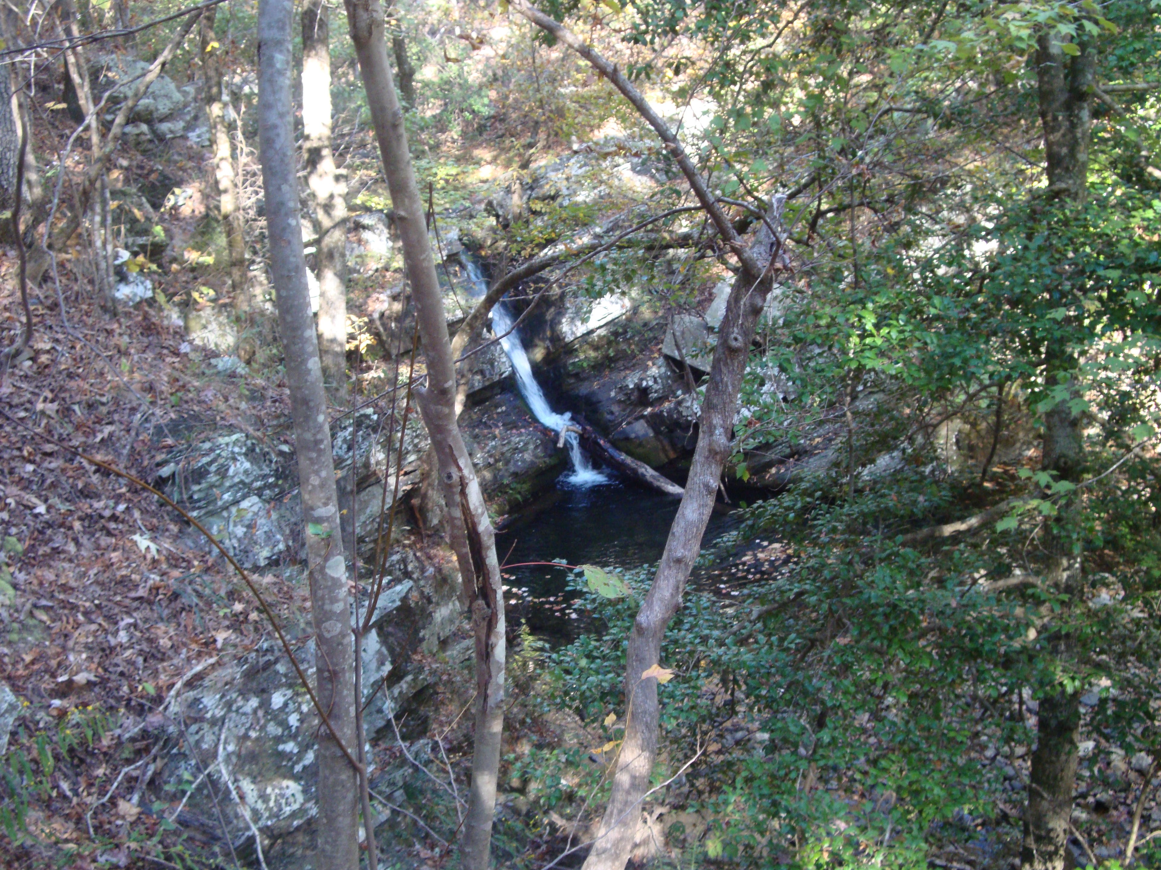 View from above Katy Falls None