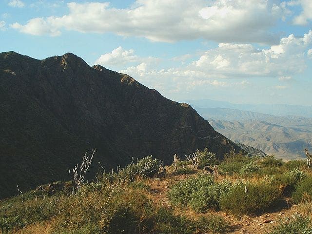 View from trail of Garnet Peak None