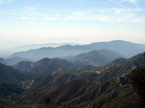 View near the summit None