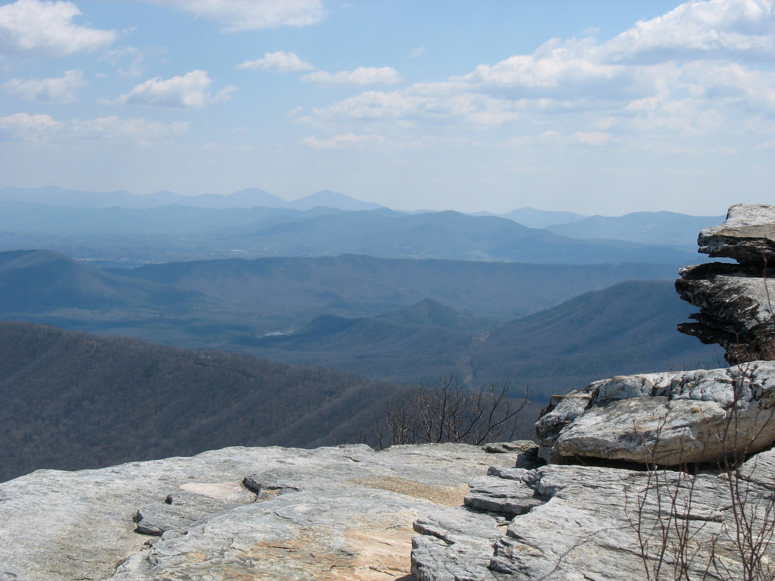 View North from McAfee Knob None
