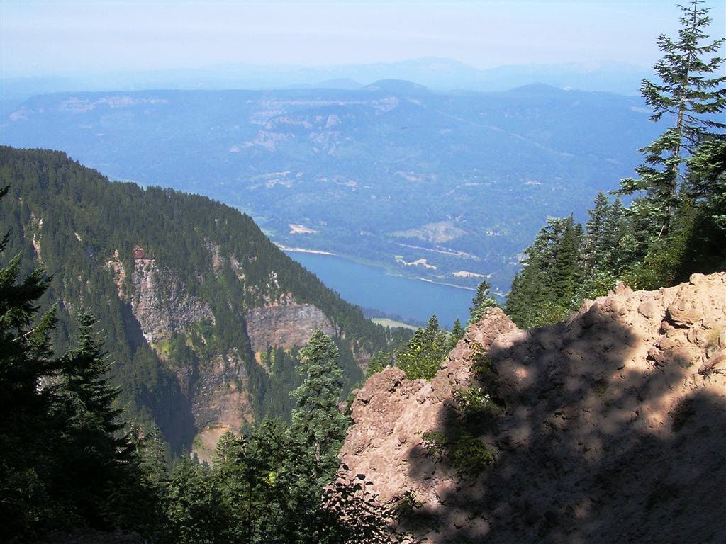View of the Columbia River Gorge None