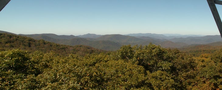 Hiking Nantahala Headwaters Loop near Asheville, NC