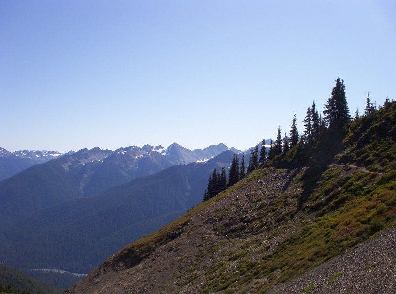 Views above Seven Lakes Basin None
