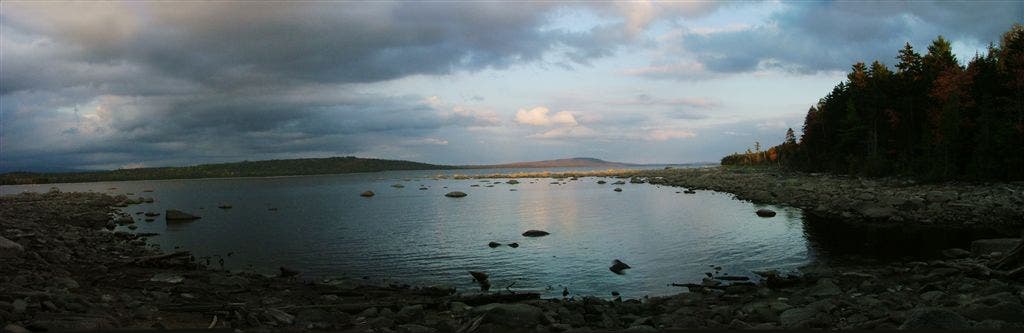 Views across Pemadumcook Lake in Maine None