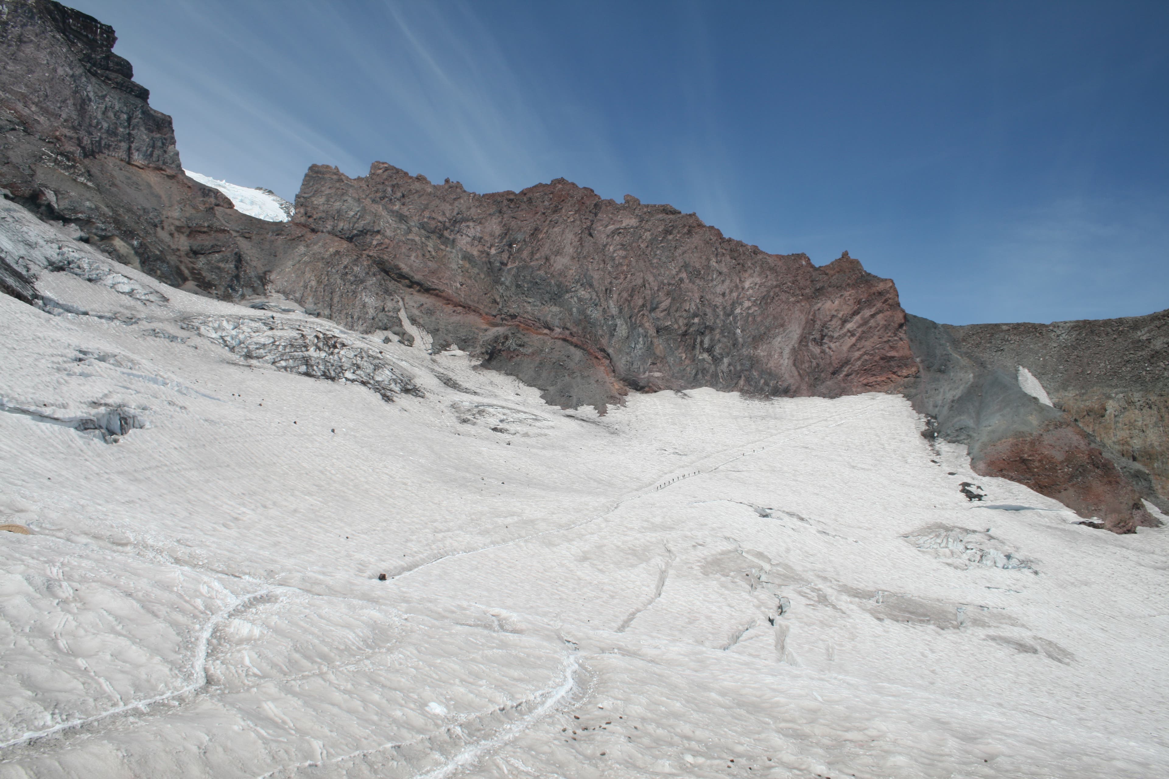 Views across the Cowlitz Glacier None