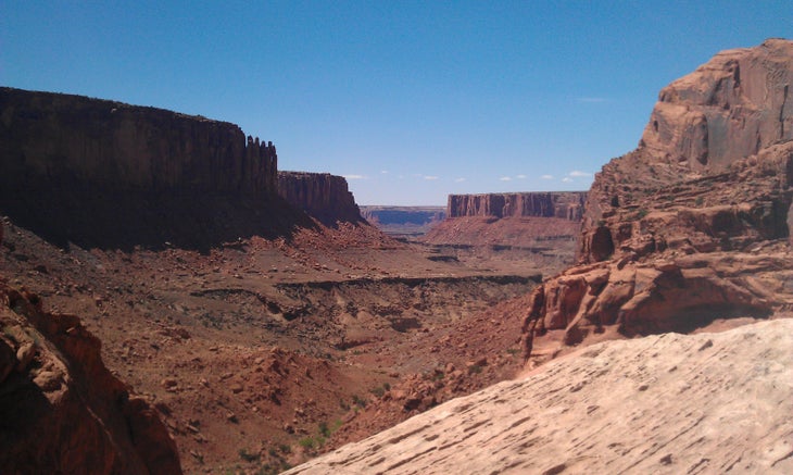 Views across Upheaval Canyon None