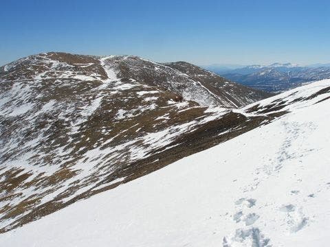 Views of Mount Bross from the trail None
